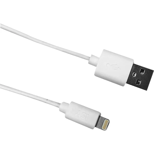 ISY USB-kabel - Lightning 1 m Wit (IUC-2001)