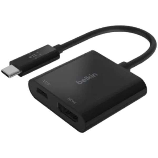 BELKIN USB-C adapter naar HDMI 4K + Power (USB-C) 60W Zwart (AVC002BTBK)