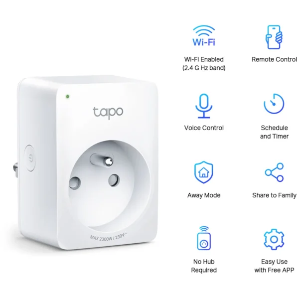 TAPO P110 Mini slim WiFi-stopcontact met energiebewaking (4-Pack) - Image 3