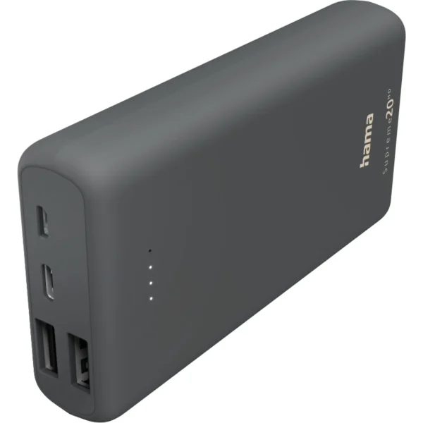 HAMA Powerbank Supreme 20HD 20000 mAh Grijs (201669)