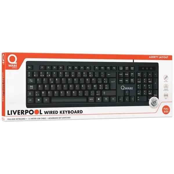 QWARE Gaming toetsenbord Liverpool AZERTY (PCK-018BL) - Image 7