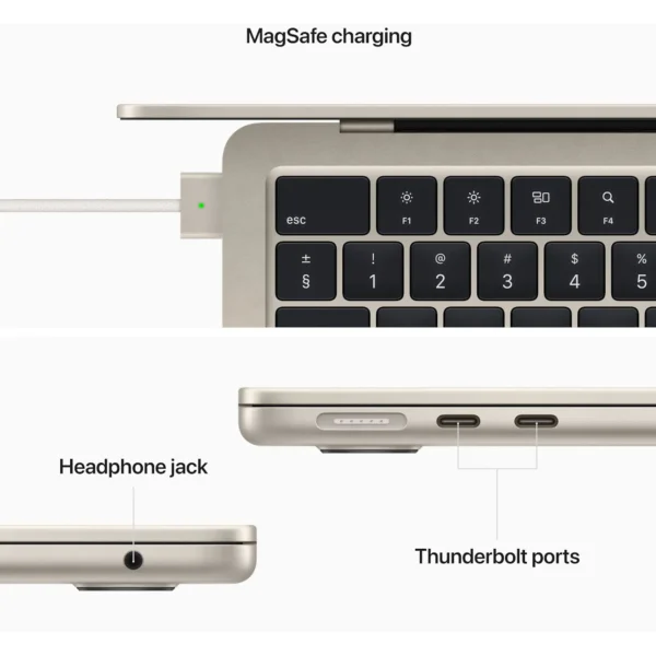 APPLE MacBook Air 13" M2 256 GB Starlight (MLY13F) - Image 7