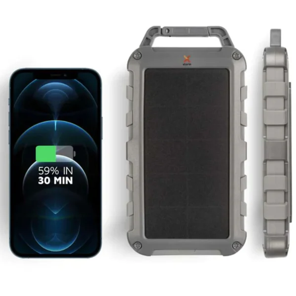 XTORM Powerbank Solar Fuel Series 4 10000 mAh Grijs (FS405) - Image 10