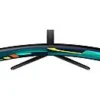 The Samsung S3 Essential curved monitor in black offers impressive visuals and smooth movements with its HD resolution and VA technology. Its high refresh rate and FreeSync synchronization take both your productivity and entertainment to the next level. This 24-inch (60.9 cm) curved display covers your entire field of vision and immerses you in an immersive viewing experience. The innovative Vertical Alignment (VA) nuances the patterns of liquid crystals and thus delivers lifelike images in Full HD. You enjoy a visual spectacle with millions of colors and sharp contrasts; the response time of 4 ms and refresh rate of 75 Hz in turn ensure seamless movements. In addition, its tiny edges and wide viewing angle of 178 ° increase your productivity, while the HD resolution and high refresh rate guarantee a quality viewing experience. You can connect multiple screens to this monitor as well as your PC or laptop, because it has an HDMI port and a D-sub input. Connect your device of choice in no time using the supplied HDMI cable and get started right away. - Image 3